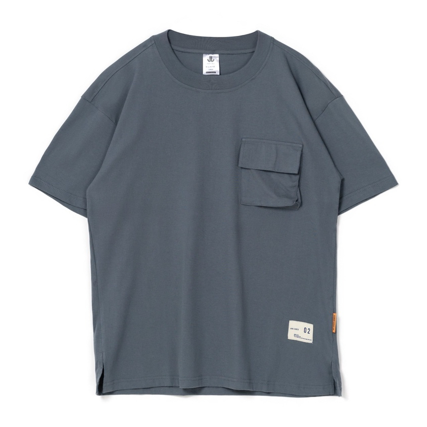 JAVAJONES Oversized Tee Cotton Leo Steel Grey| Kaos Pria Wanita