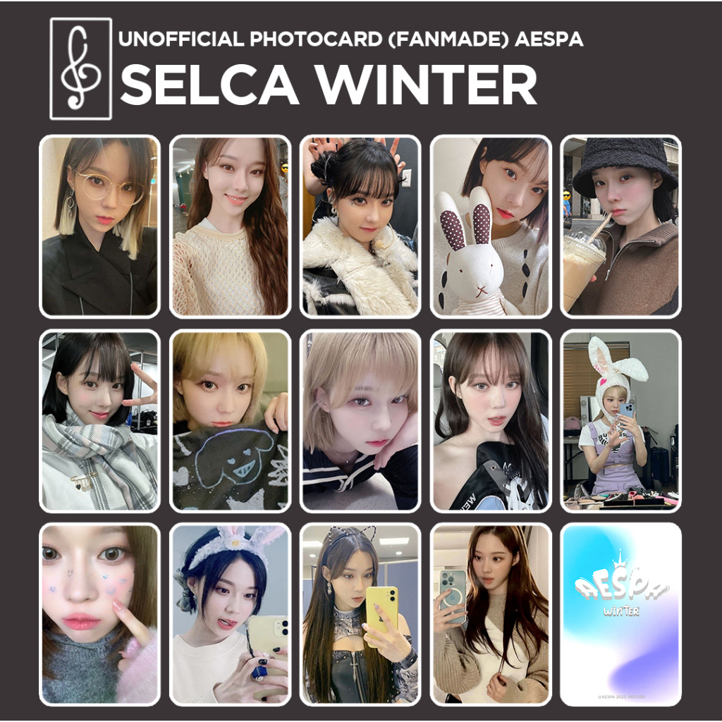 [AESPA] SELCA WINTER PHOTOCARD UNOFFICIAL