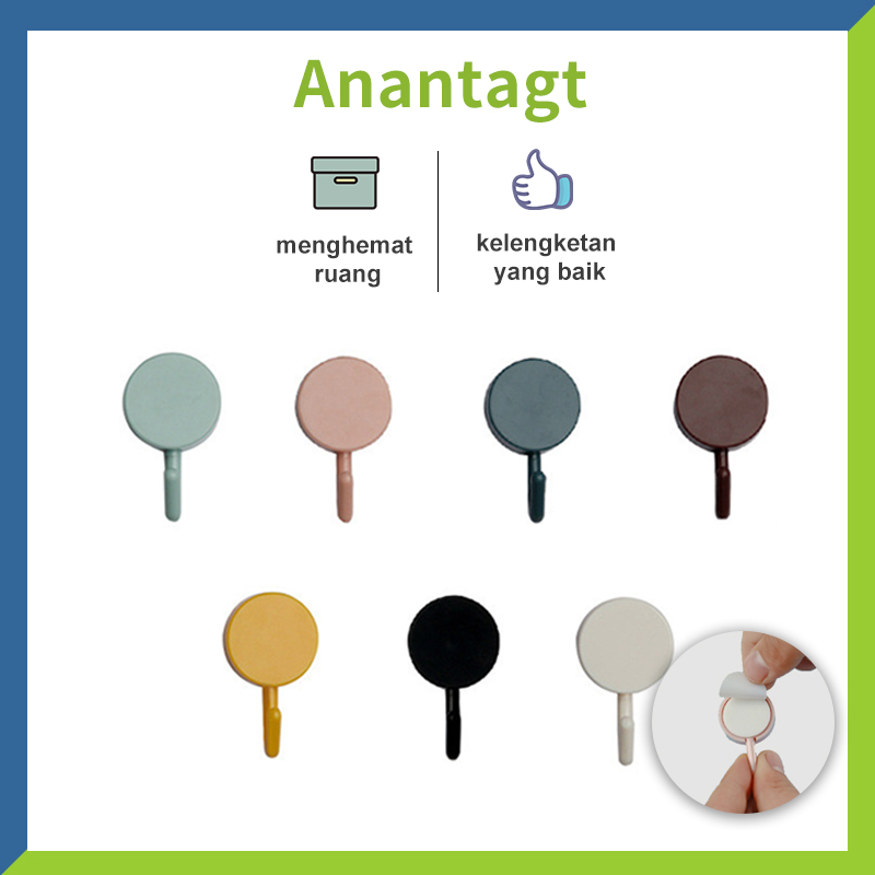 Anantagt Gantungan Hook Kait Warna Warni Multifungsi Gantungan Baju