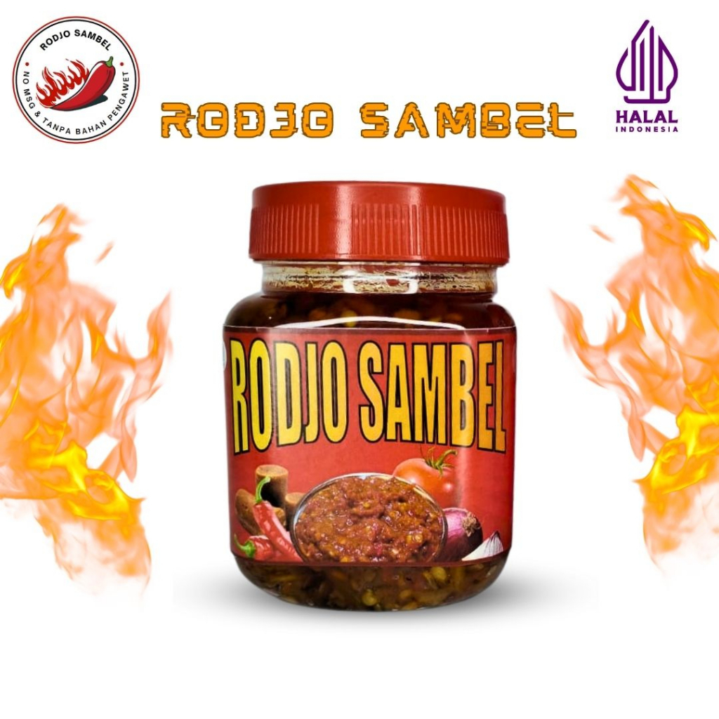 

RODJO SAMBEL LAGI PROMO..!! Sambel Pedas Original 200Gr