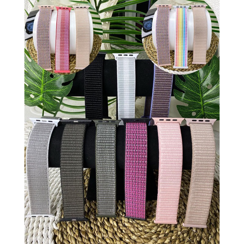 STRAP SMARTWATCH TALI JAM TANGAN SMARTWATCH BAHAN NYLON