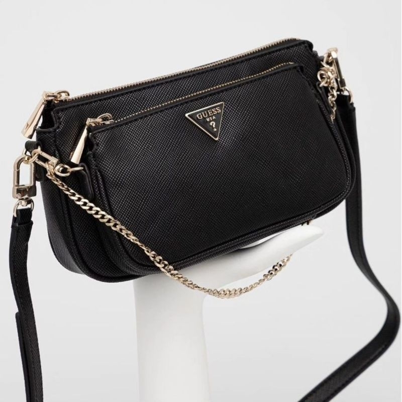 12.12 SALE | GUESSS Alexie Saffiano Mini Crossbody Bag