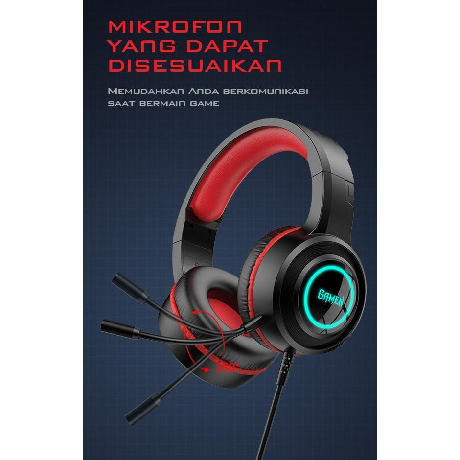 GAMEN GH100 Gaming Professional Headset BY SMOLL