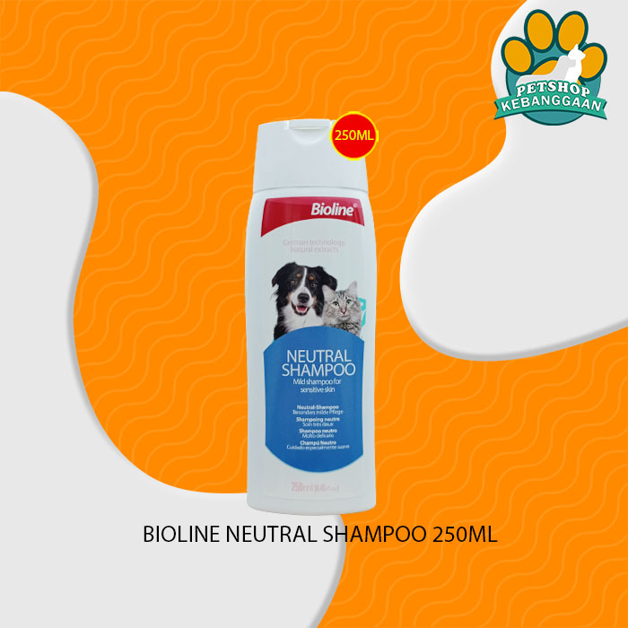 Shampoo Kucing Anjing Bioline Neutral Shampoo 250 ml