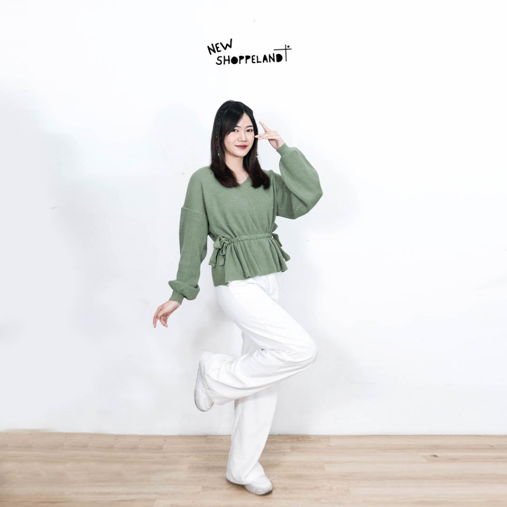 NEWSHOPPELAND - Ruby Knit Blouse Premium