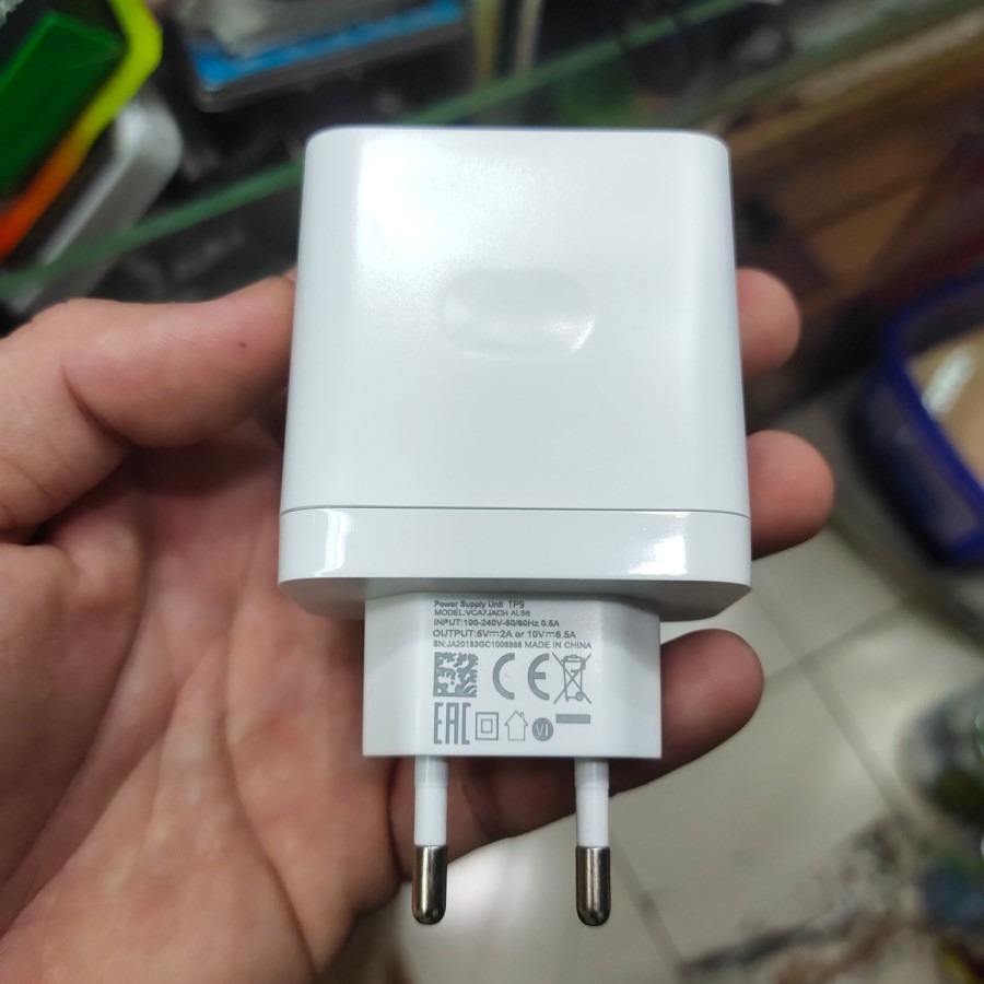 CHARGER 80W SUPER VOOC FAST CHARGING MICRO USB &amp; TIPE C (LEBAR) KUALITAS SUPER MANTUL