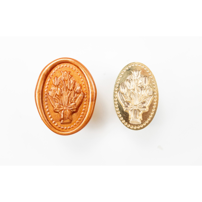 

(KSC) Emeline (Copper) - 1 Pcs seal wax coin sticker siap pakai ready stock (Include double tape) / souvenir pernikahan / accesories / calligraphy / journaling / undangan / hampers
