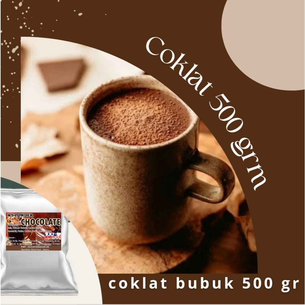 

Bubuk Minuman Rasa Chocolate Bubble drink Powder drink Coklat 500gram