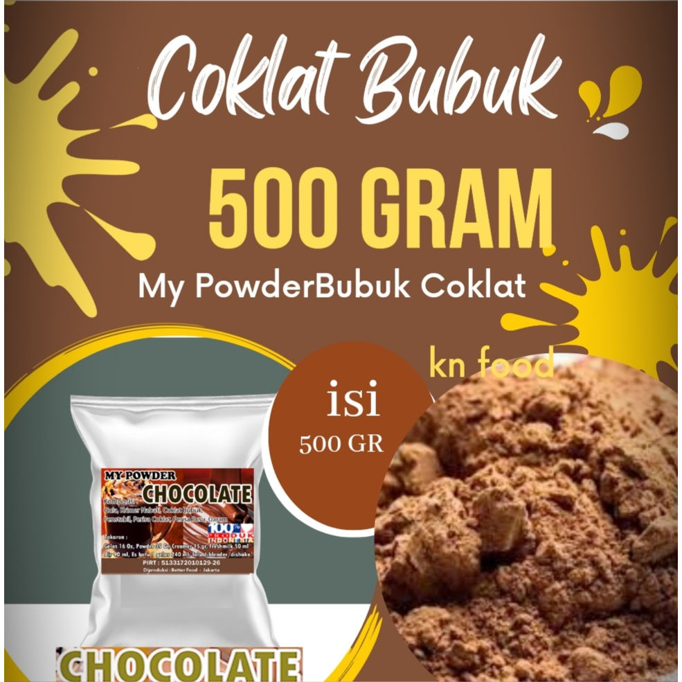 

Bubuk Minuman Bubble Drinks Coklat 500gr Rasa Chocolate