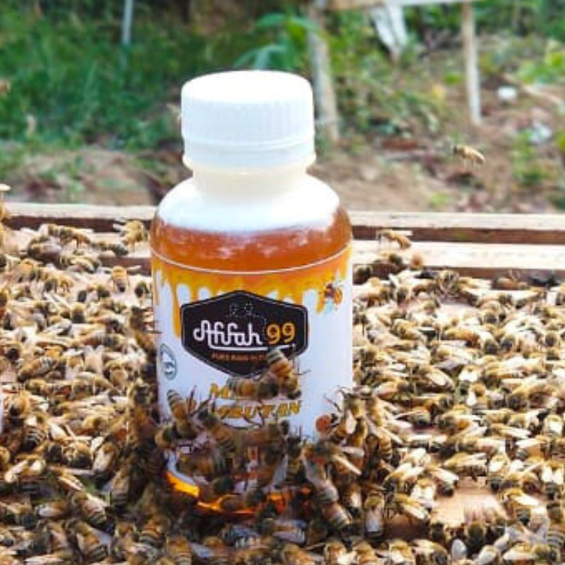 

Madu Murni Afifah 99 Nektar Bunga Rambutan 200gr (150 ml) Madu Rambutan - Madu Asli Raw Honey