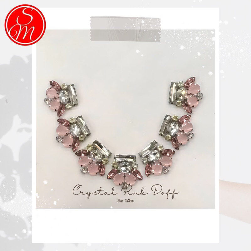 Payet Rangkai Leher Pinggang Lengan Jilbab Kaftan Instan/payet rangkai/mutiara rangkai/payet leher/p