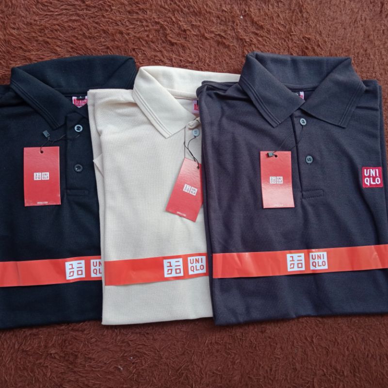UNIQLO KAOS KERAH POLOSHIRT UNIQLO PRIA DAN WANITA