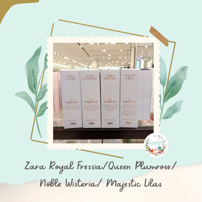 SALE Parfum Wanita Original Zara Royal Fressia/Queen Plumrose/Noble Wisteria/ Majestic Lilas