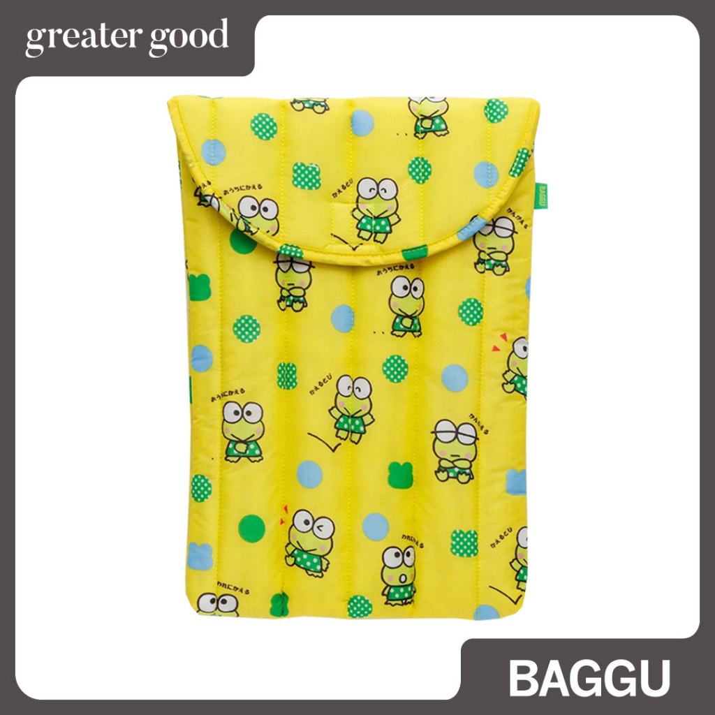 Baggu - Puffy Laptop Sleeve 16" in Keroppi