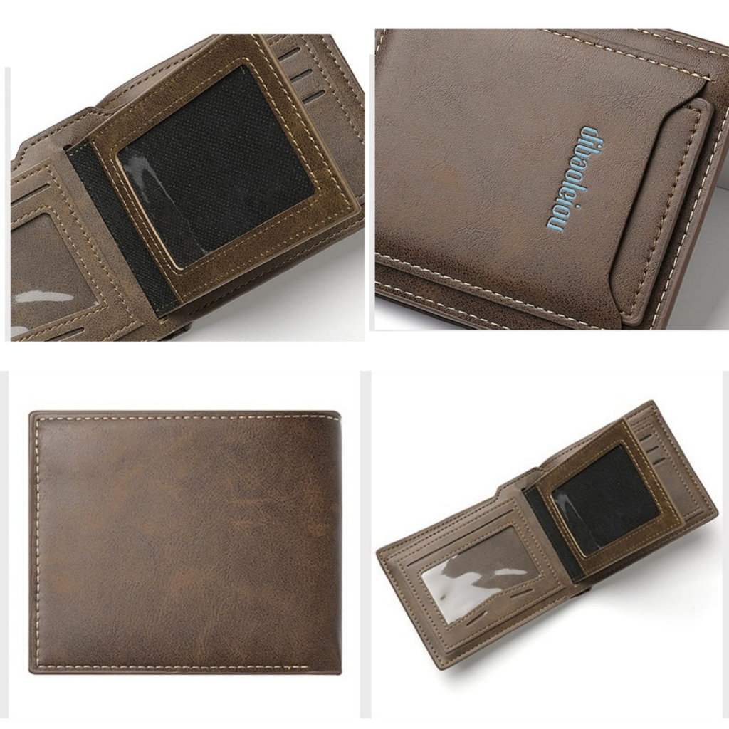 DOMPET LIPAT PRIA PREMIUM COWOK KEREN DISTRO LAKI BRANDED IMPORT ORIGINAL COKLAT KULIT FABRIO WA722B7 SLOT KARTU RESLETING KEKINIAN MURAH BATAM PENDEK KECIL SIMPLE REMAJA DEWASA