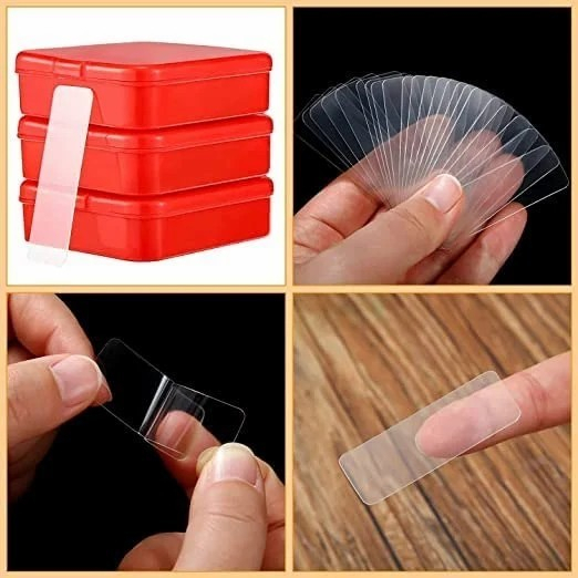 mini sticker double side tape isi 60pcs - double adhesive tape