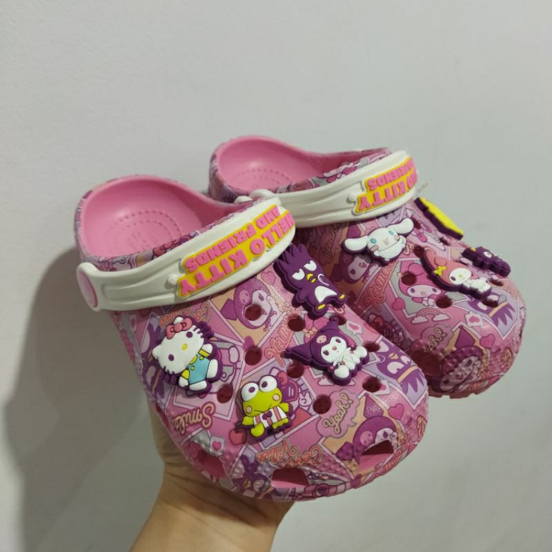 CROCS HELLO KITTY and FRIENDS CLOG KIDS and JUNIOR GIRLS