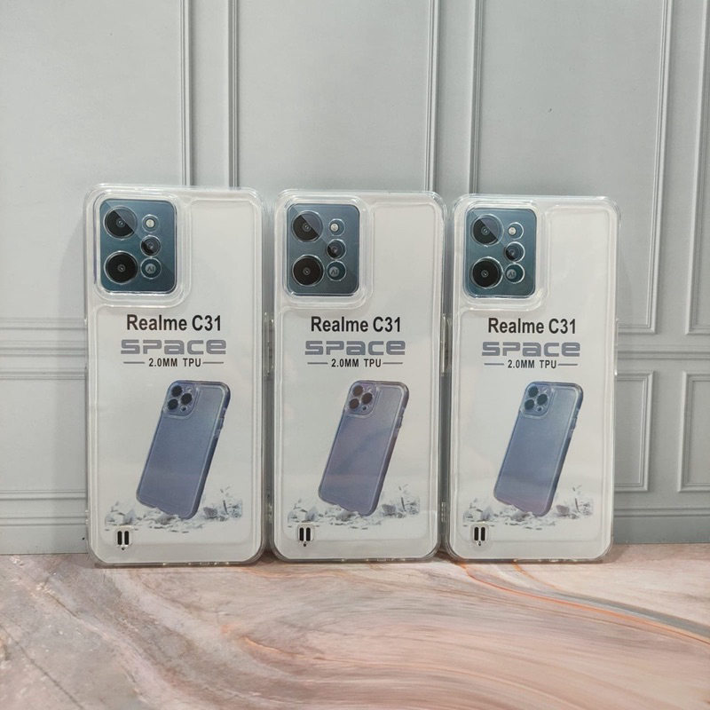 Softcase Realme C30 Realme C31 Realme C33 Realme C55 NFC - Case Clear Bening Space Tpu - UA