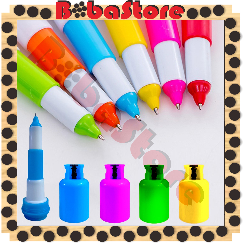

⭐Bobastore⭐ Pulpen Tabung Gas Lucu Souvenir Gas Cylinder Telescopic Ballpoint Pen S053