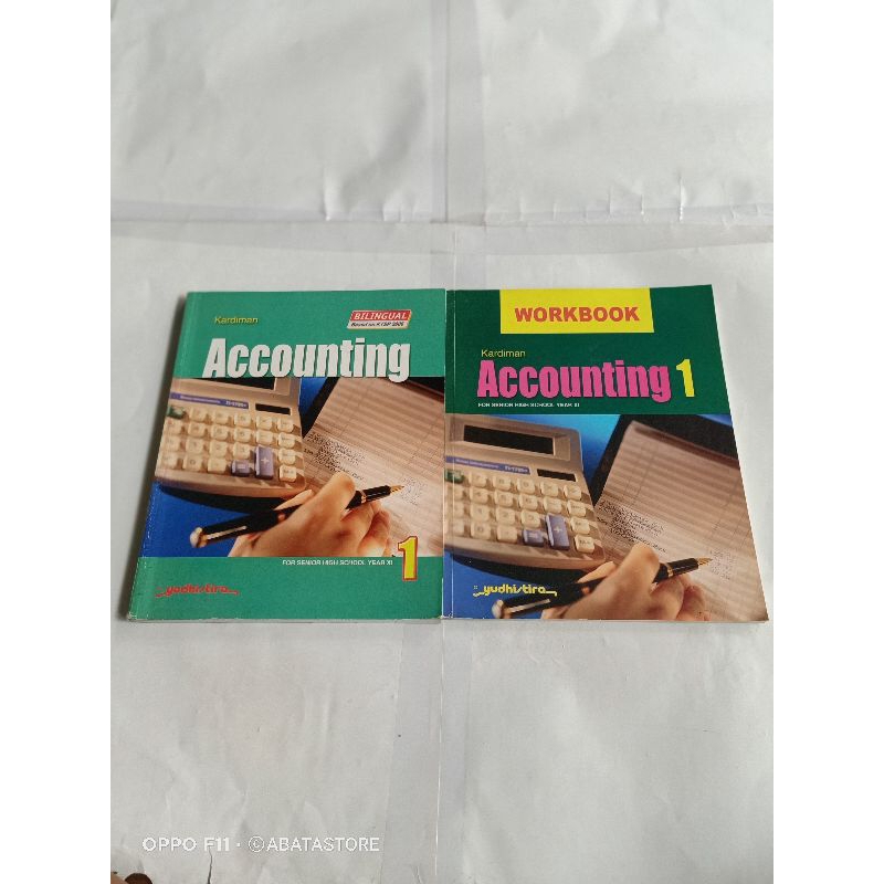 BUKU ACCOUNTING EDISI BILINGUAL DAN WORKBOOK SMA KLS XI KTSP KARDIMAN