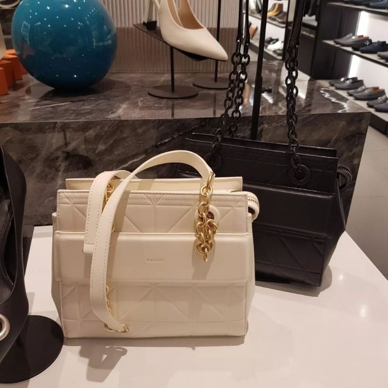 PDRO Studio Gigi Leather Shoulder Bag in Pixel