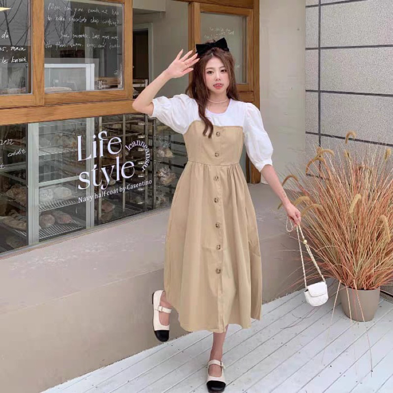 Dress Franch Style Summer Thin Goddess Coksu M471