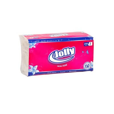 Jolly facial tissue 250 Sheets/ 2 Ply 1 bundle isi 4 Pcs Murah