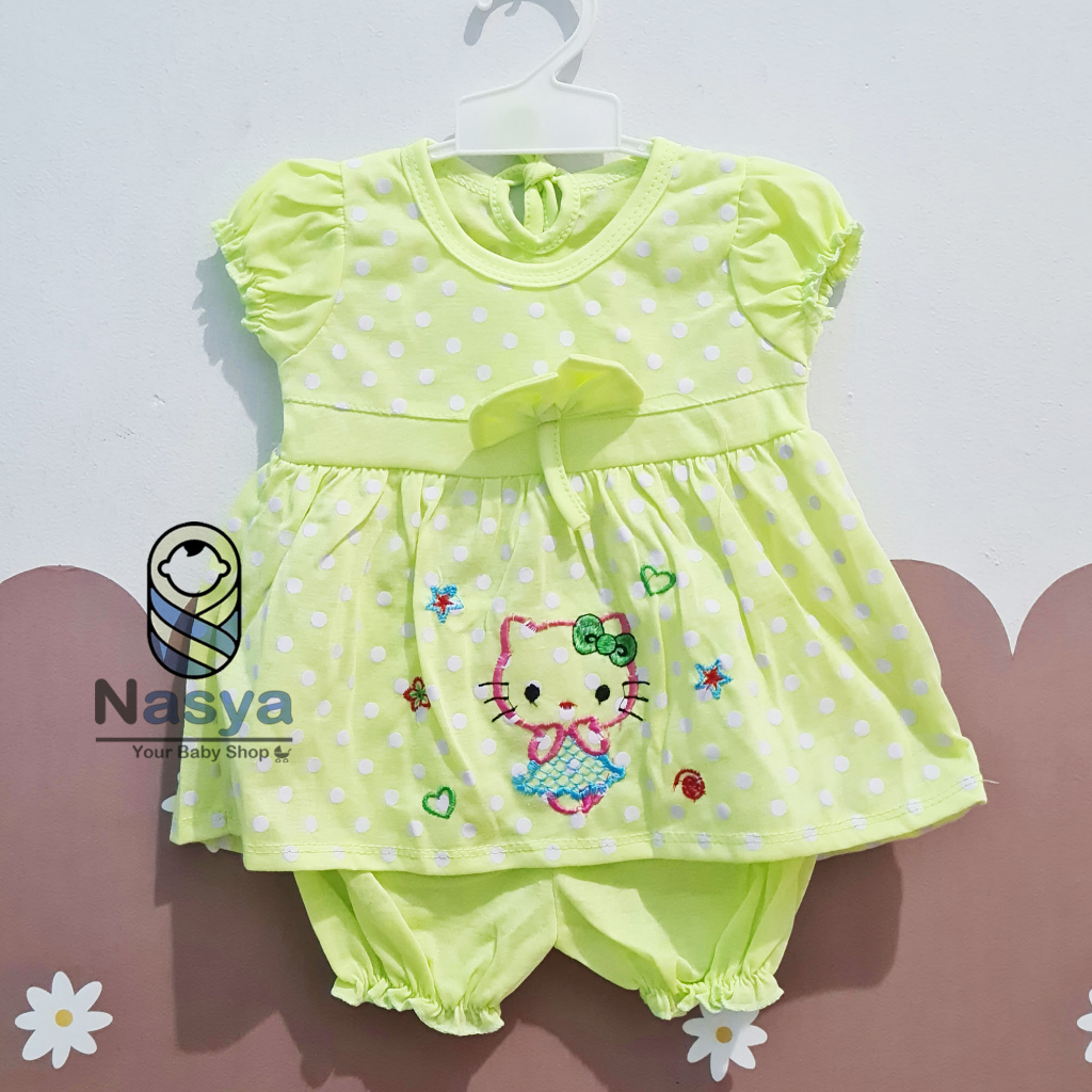 [N-018] Setelan Baby New Born ( 0-6 month) / Baju Bayi Perempuan MURAH