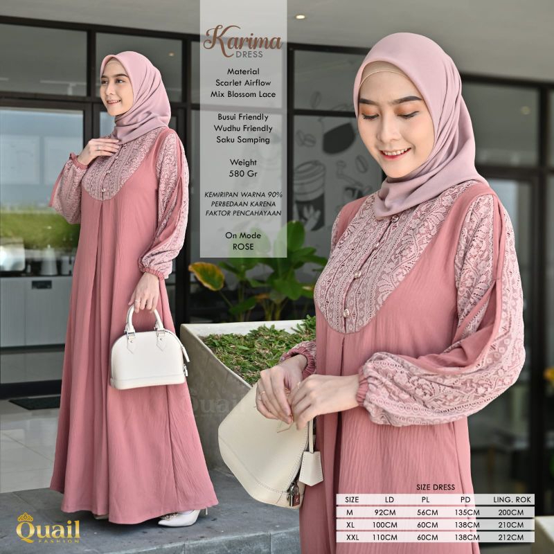 Karima Gamis QuaiL Hijab