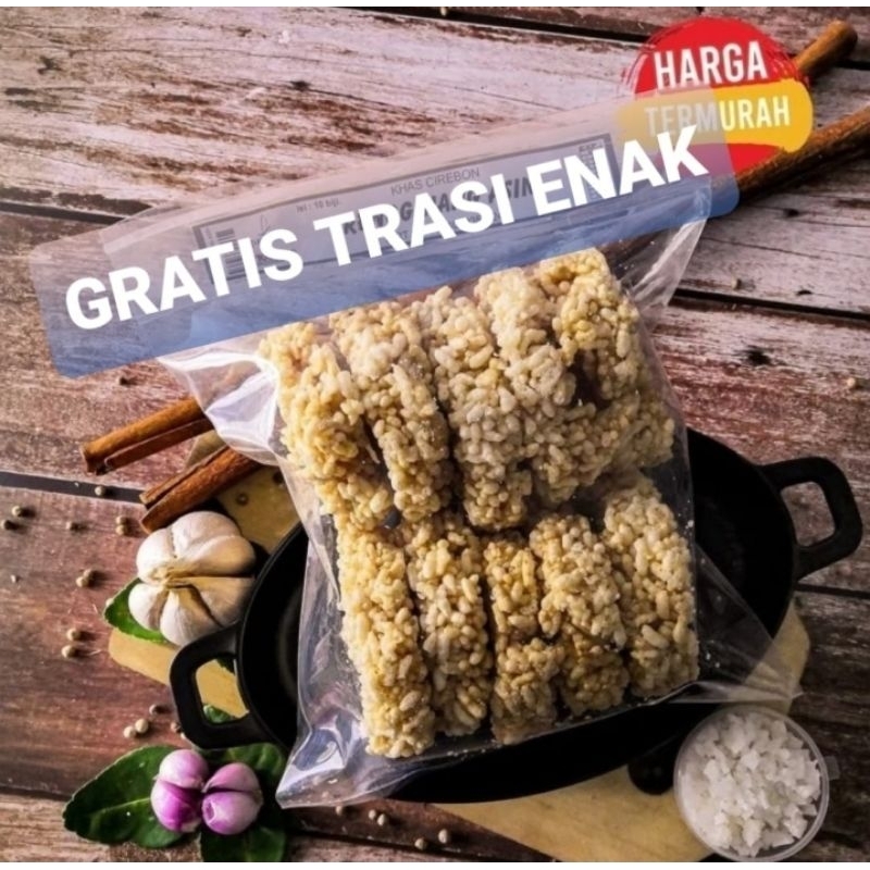 

Rengginang Original Gurih Enak isi 10 ENAK GRATIS TERASI khas Cirebonn