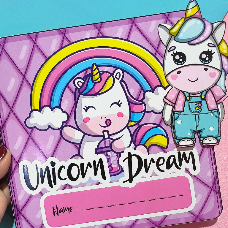 New Product - UNICORN DREAM SIAP MAIN MAINAN ANAK TERBARU QUIETBOOK SUDAH DI LAMINASI ANTI AIR