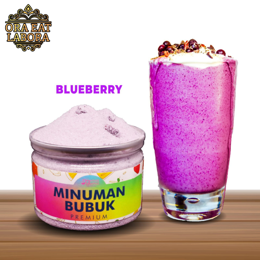 

Can Bubuk Minuman Blueberry Minuman Bubuk Blueberry Powder Kualitas Premium - Ora Eat Labora