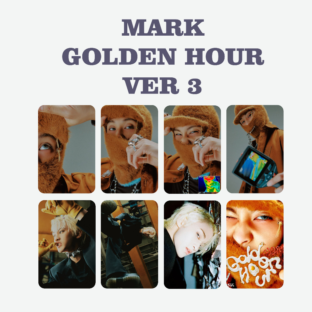 Photocard Mark Golden Hour NCT LAB