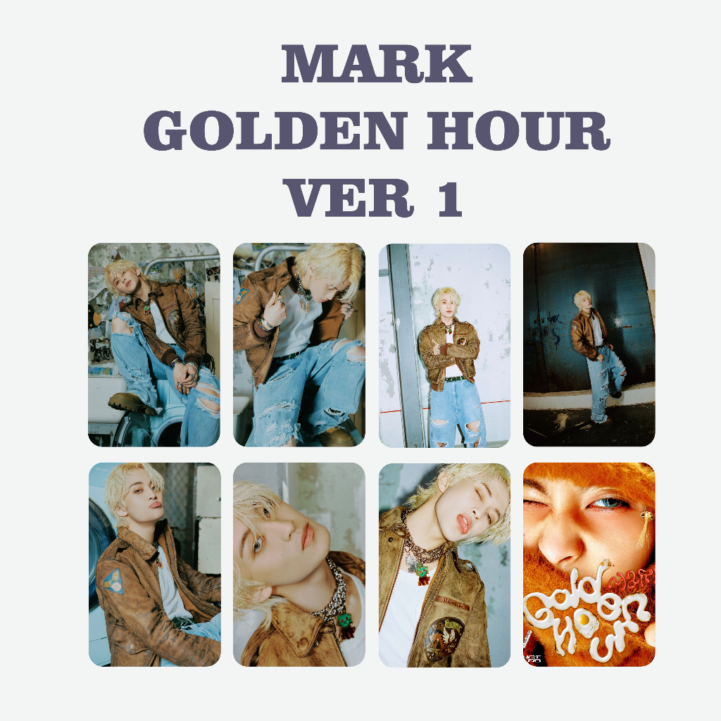 Photocard Mark Golden Hour NCT LAB