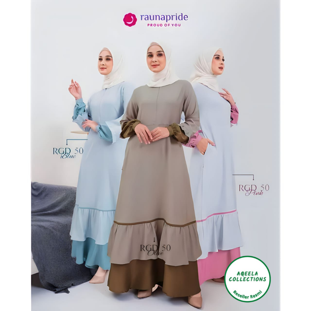 GAMIS RAUNA RGD 50 || DRESS TERBARU 2023