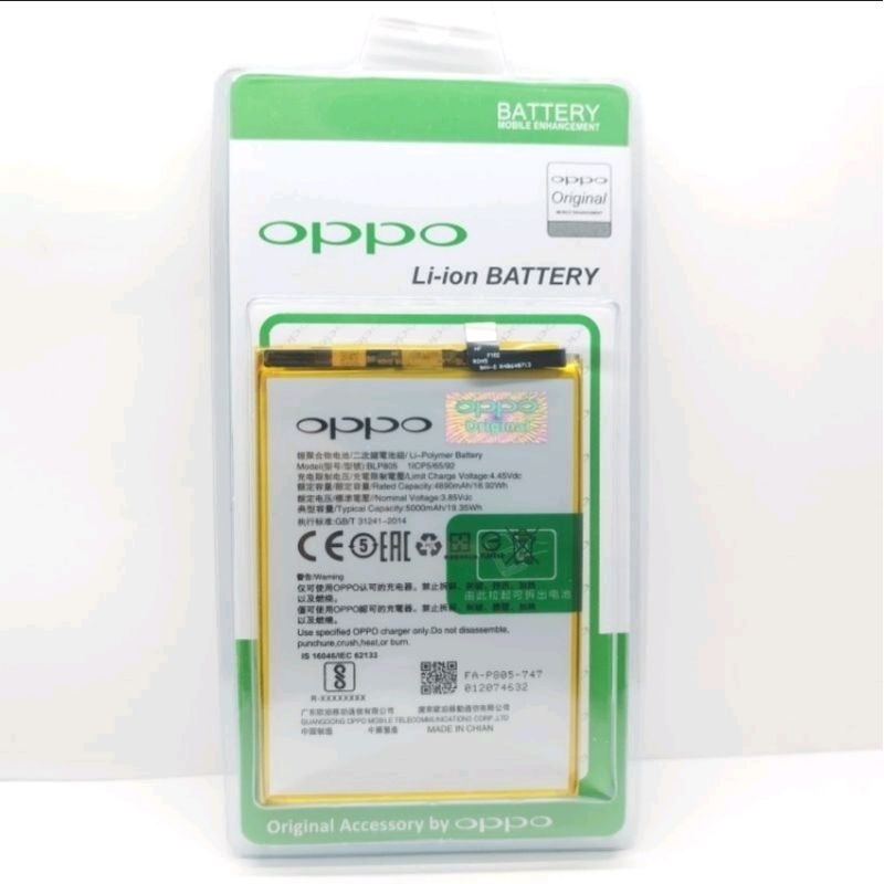 BATERAI BATRE BATREI OPPO A93 CPH2121 CPH2123 BLP805 5000 MAH ORIGINAL