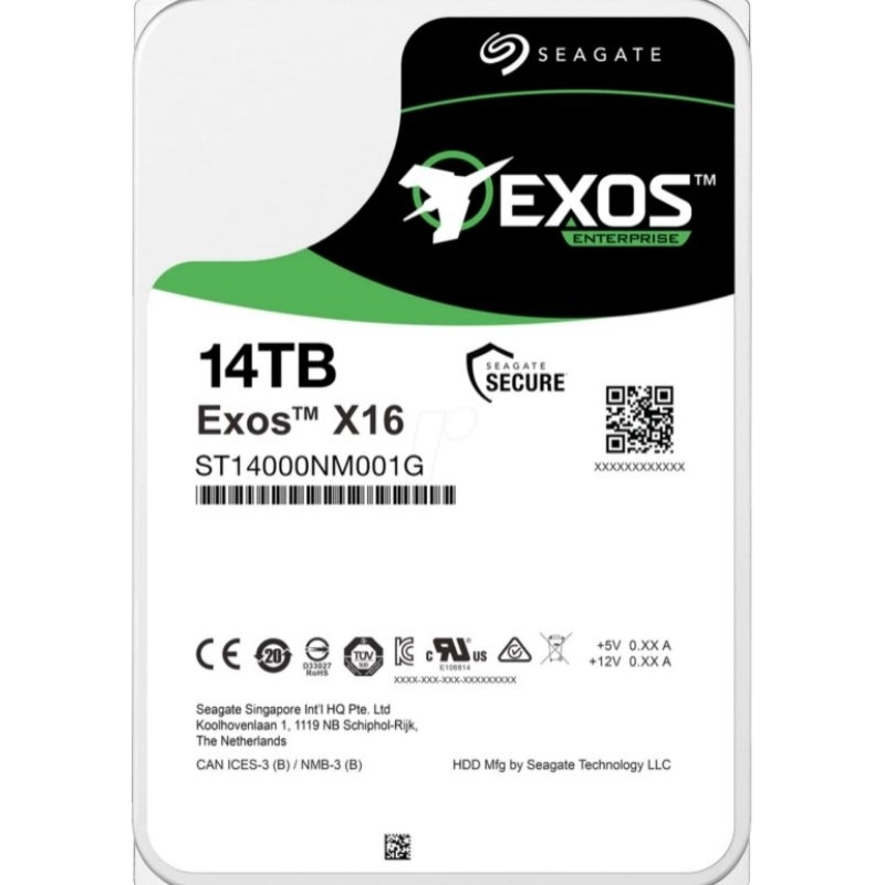 Seagate HDD server/enterprise 14TB - Seagate Exos