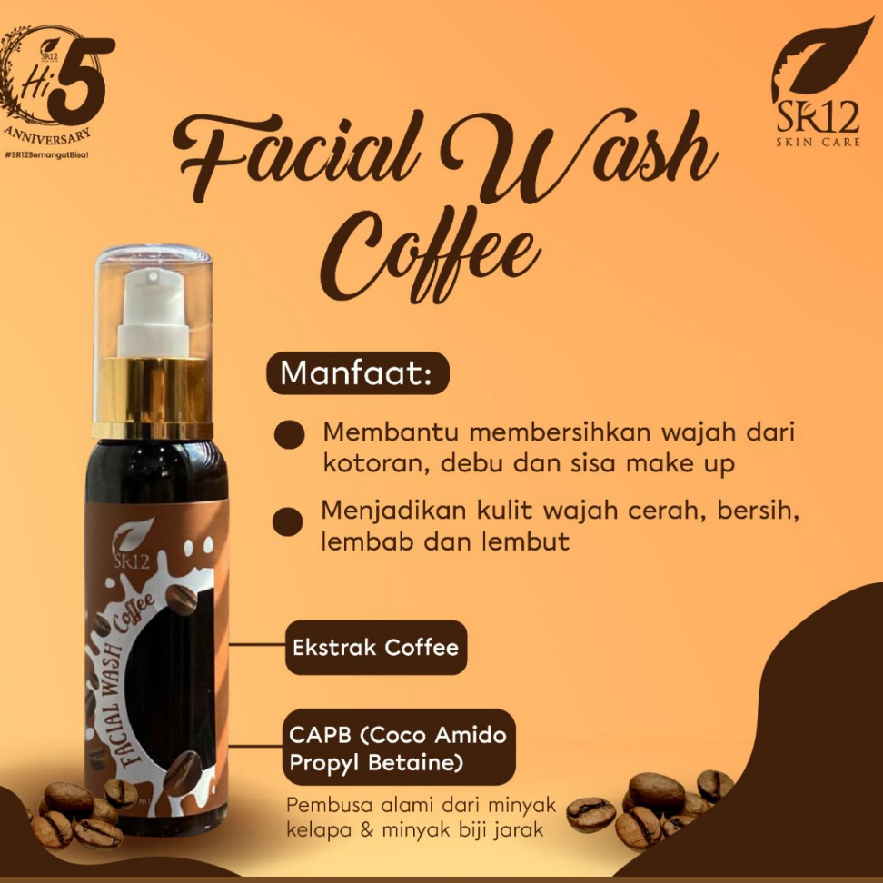 Sr12 Facial Wash Coffee Sabun Pembersih Wajah