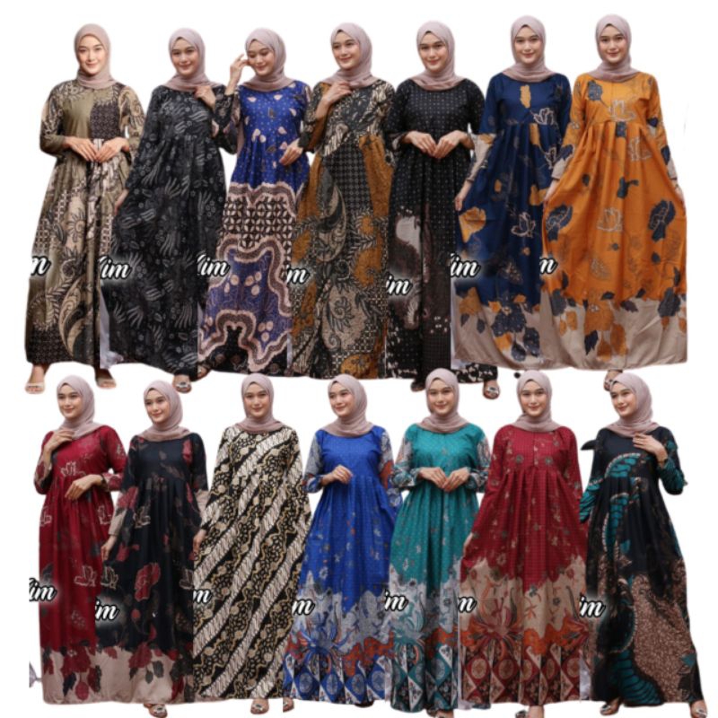 GAMIS JUMBO GAMIS BATIK MAXI CARDY GAMIS WANITA