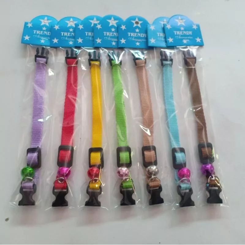 Kalung Kucing Polos 14mm + Udah Ada Plastik Hang Tag