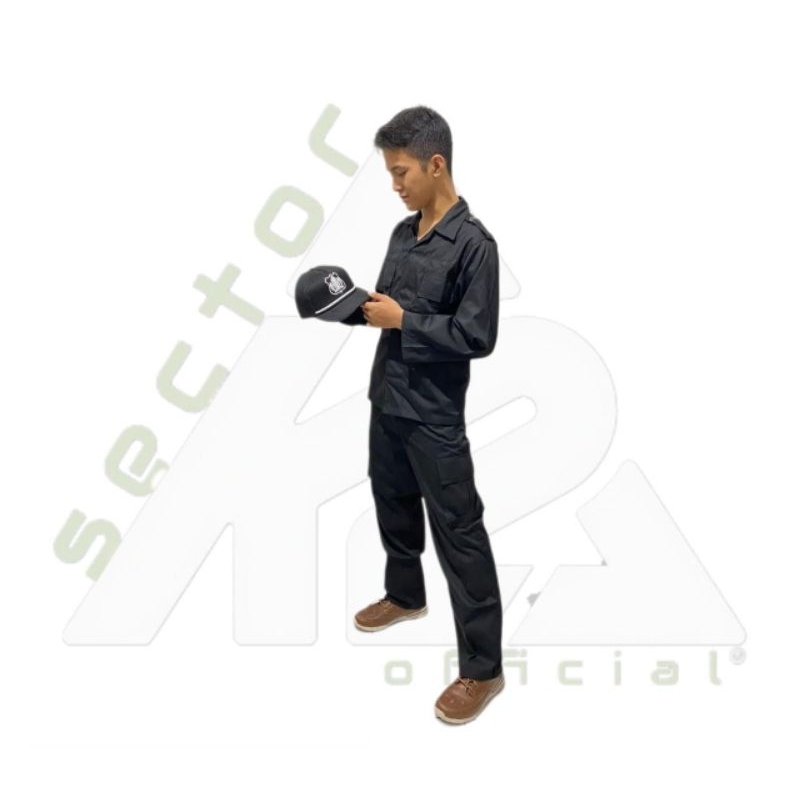 Seragam Brimob / Security / Satpam PDL Hitam