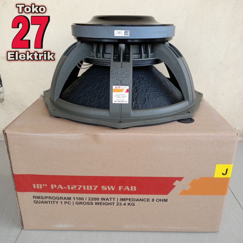 Speaker ACR Fabulous 18" PA 127187 SW 2200 Watt