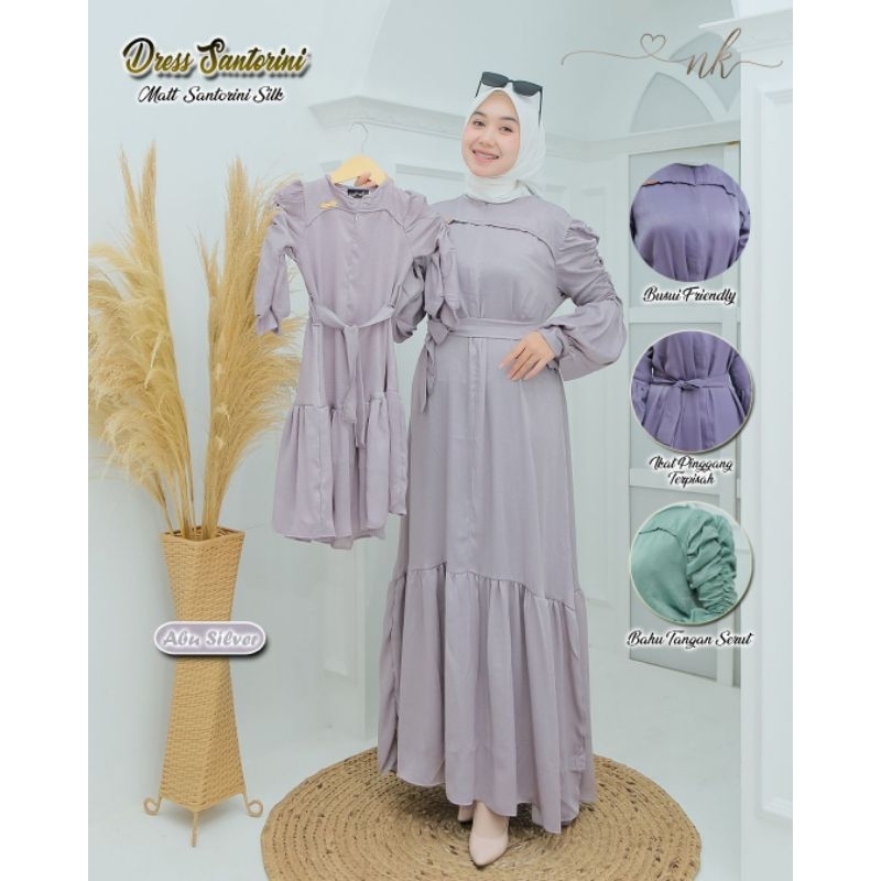 Dress/Gamis Shimeer Couple ibu dan anak ORI NK