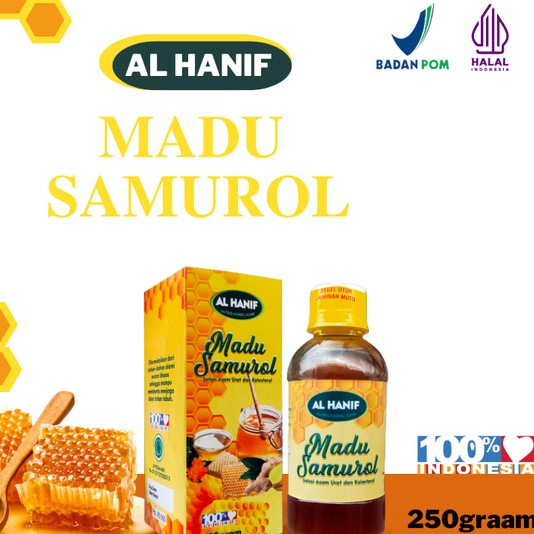 

Madu SAMUROL | Herbal Spesialis Sendi Asam Urat & Kolesterol | 250gr
