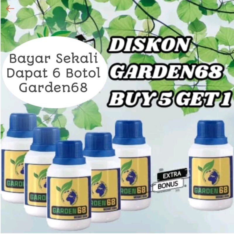 Smart Garden68 - Pupuk Garden68 Sekali Bayar Dapat 6 Botol