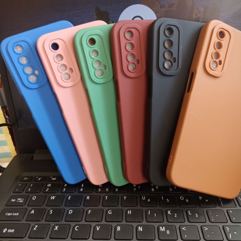 CASE REALME 7 SOFTCASE SLIKON CASING PRO CAMERA MACARON