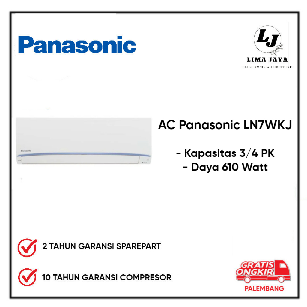 AC Panasonic LN7WKJ 3/4 PK AC Panasonic Standard