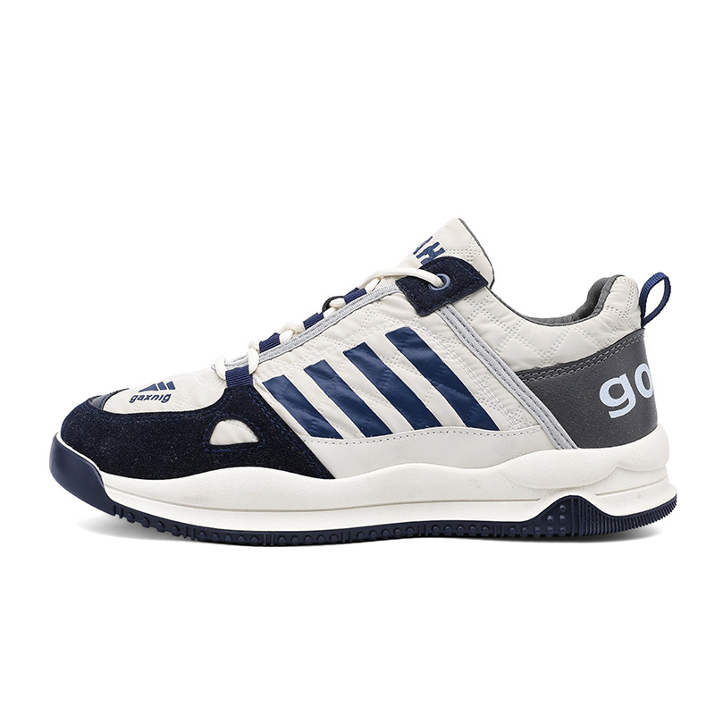 Leedoo Sepatu import Pria Sepatu Sport Pria Jogging Running Shoes Sepatu Kerja Fashion Casual Putih Navy