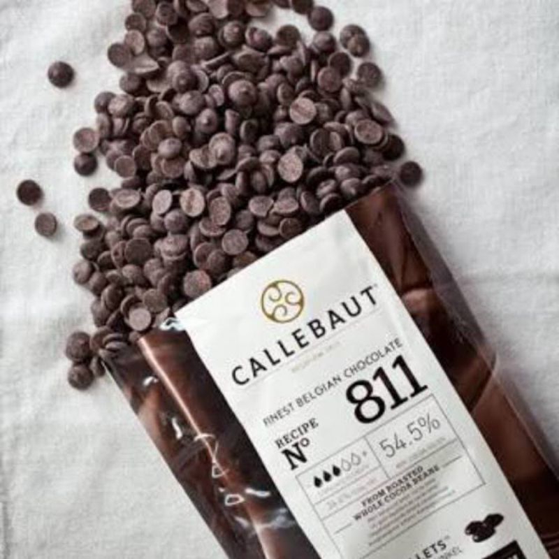 

Callebaut 811 Dark Chocolate 54% 1kg Kemasan Asli