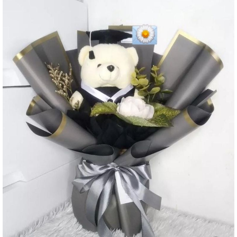 Buket bunga wisuda buket boneka buket snack dan bunga